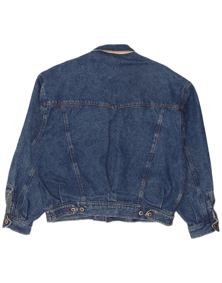 Vintage Mens Denim Jacket UK 40 Large Blue