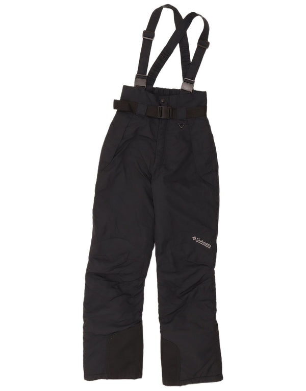 Columbia Pantalon de ski Dungarees pour femme UK 10 Small Noir Colourblock