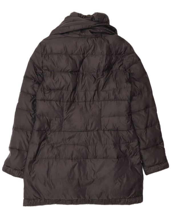Guess Womens Padded Coat UK 12 Medium Black Polyamide