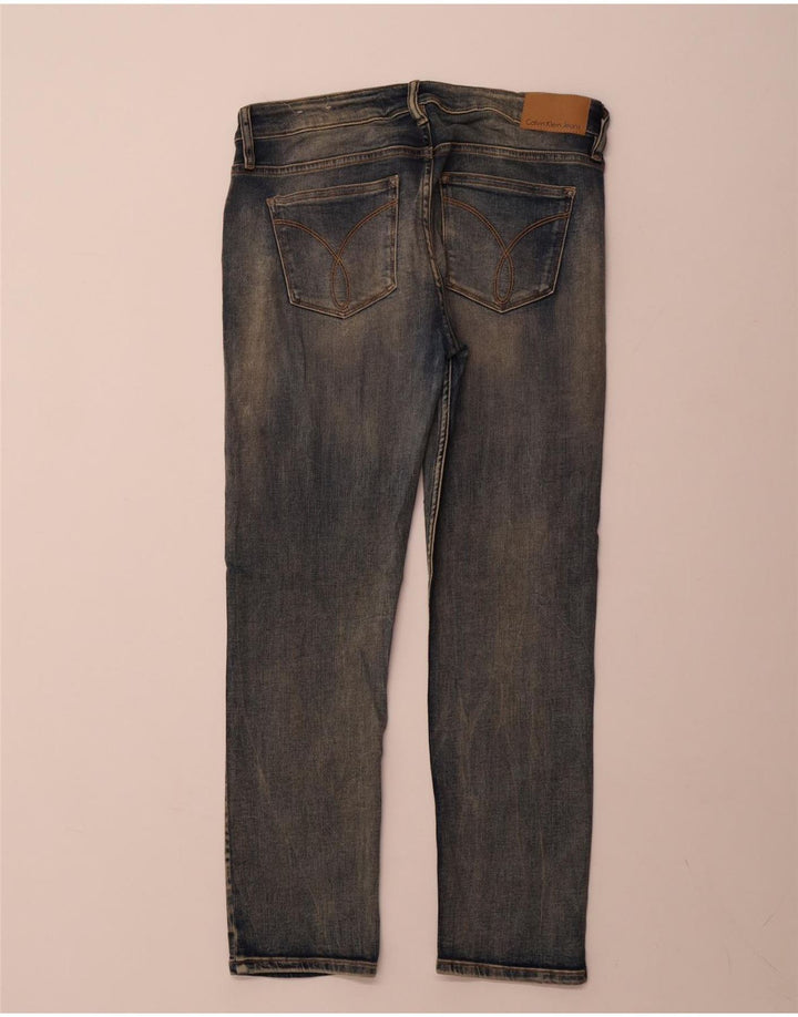 Calvin Klein Jean slim pour femme US 8 Medium W30 L27 Bleu