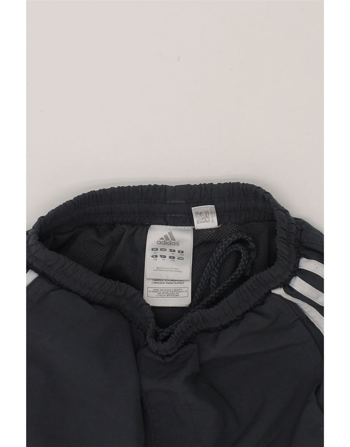 ADIDAS Boys Sport Shorts 7-8 Years  Grey Polyester Vintage Adidas and Second-Hand Adidas from Messina Hembry 