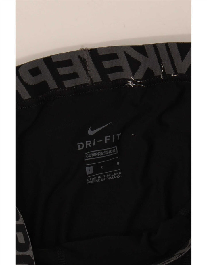 Nike Mens Dri Fit Graphic Leggings Large Black