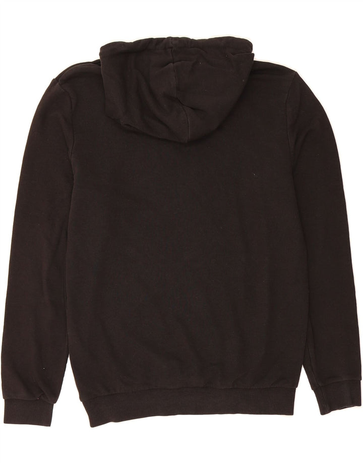 PUMA Mens Hoodie Jumper Small Black Cotton Vintage Puma and Second-Hand Puma from Messina Hembry 