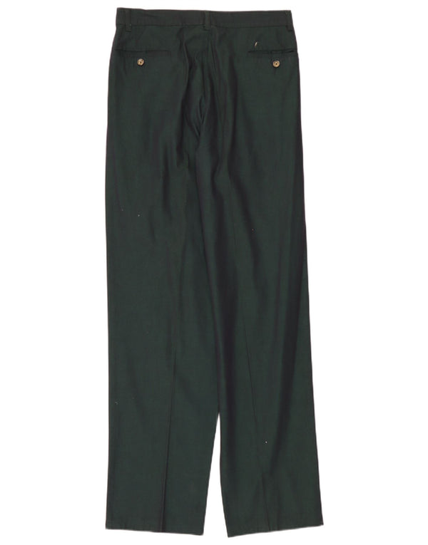 Mazzonetto Mens Pegged Chino Hose IT 48 Medium W30 L34 Grüne Baumwolle