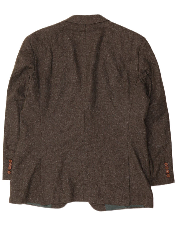 Tommy Hilfiger Мужской пиджак на двух пуговицах EU 56 3XL Хаки в крапинку