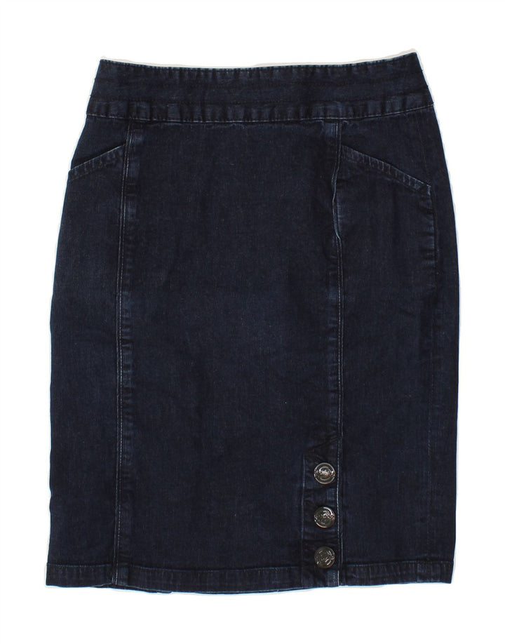 MOSSIMO Womens Denim Skirt US 4 Small W25 Navy Blue Cotton Vintage Mossimo and Second-Hand Mossimo from Messina Hembry 