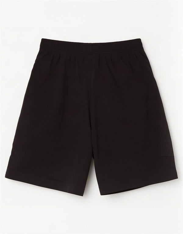 Pantaloncini sportivi grafici da uomo Champion piccoli in cotone nero