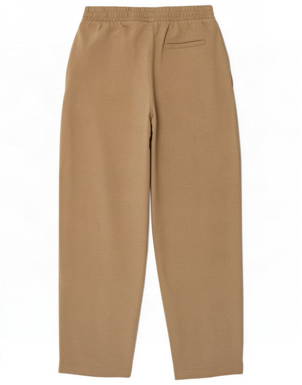 Zara Pantalon de survêtement ample pour femme UK 14 Large Beige Coton