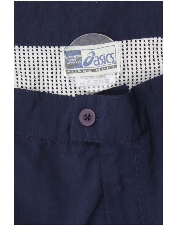 Pantalones cortos chinos ASICS para mujer medianos W28 azul marino poliamida