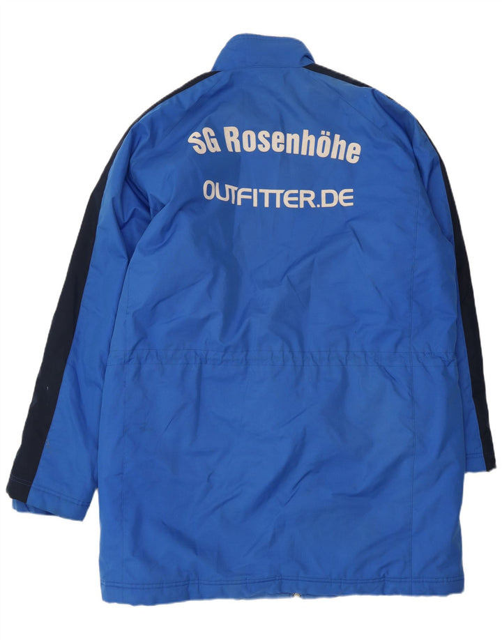 Nike Mens Graphic Windbreaker Coat UK 40 Large Blue Colourblock Polyester