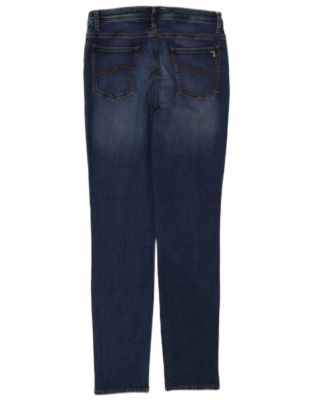 Trussardi Dame Slim Jeans W30 L30 Blå Bomuld