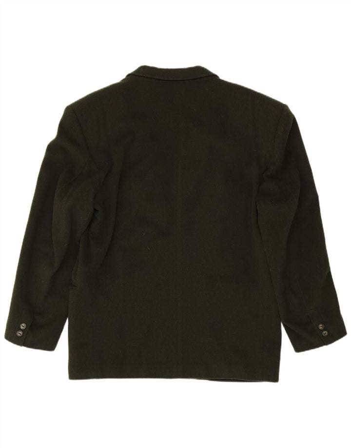 MARLBORO CLASSICS Mens 2 Button Blazer Jacket EU 50 Large Green Wool