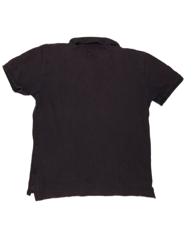 Tommy Hilfiger Herren Slim Fit Poloshirt XL Marineblau Baumwolle