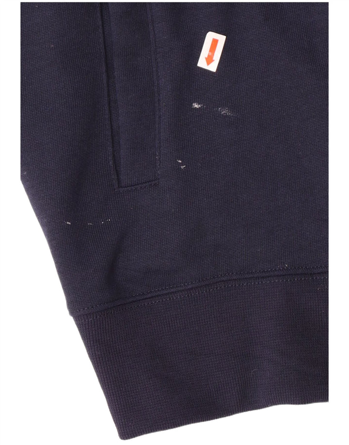 Champion Veste de Survêtement Homme Bleu Marine Moyen Coton