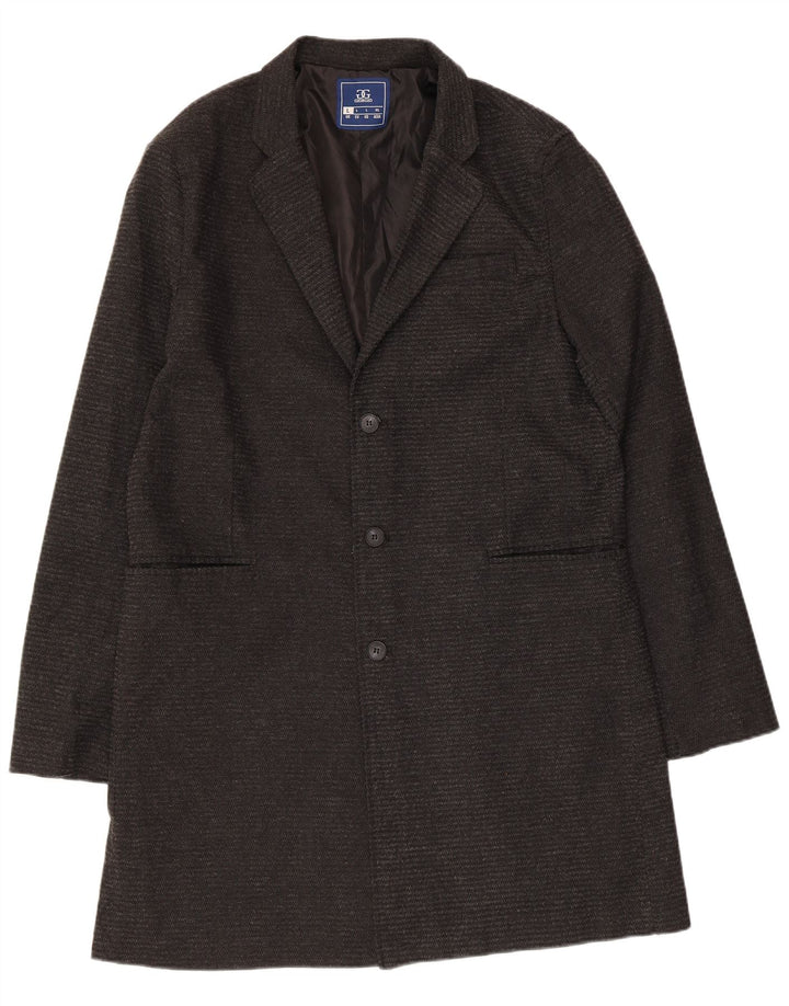 Soprabito vintage da uomo UK 40 grande in cotone grigio