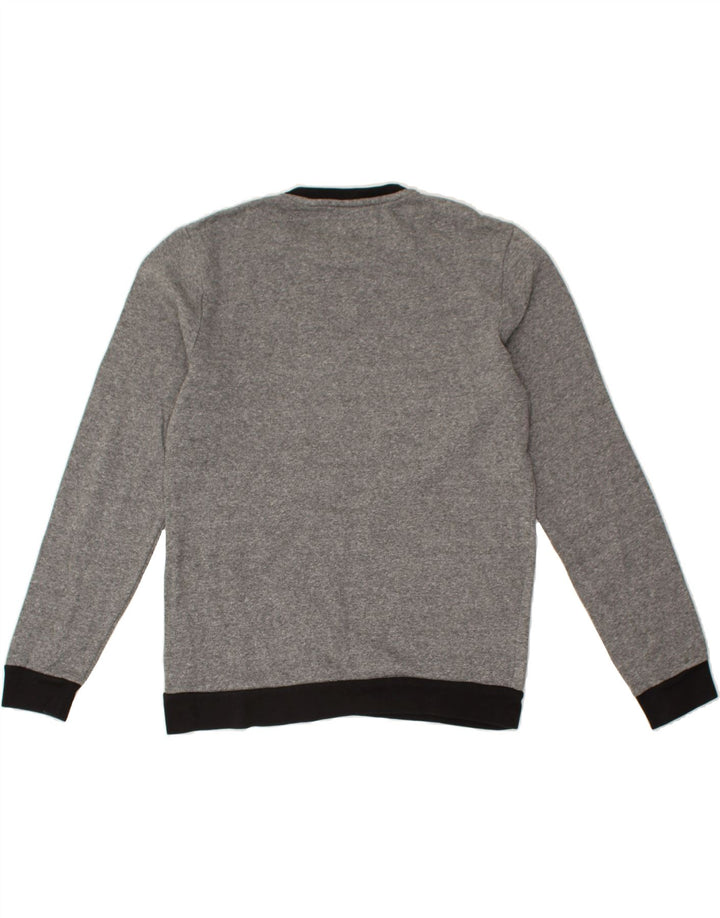 JULES Mens Graphic Sweatshirt Jumper Medium Grey Cotton | Vintage Jules | Thrift | Second-Hand Jules | Used Clothing | Messina Hembry 