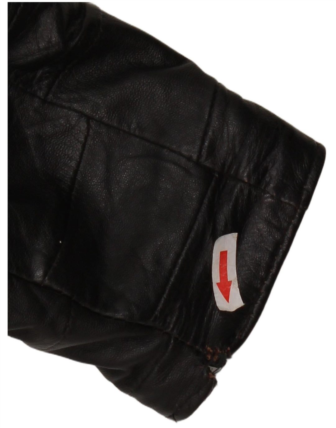 Vintage Womens Bomber Leather Jacket UK 12 Medium Black Leather