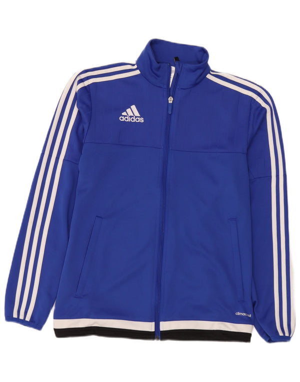Adidas Mens Climacool Tracksuit Top Jacket XS Blue Colourblock Polyester
