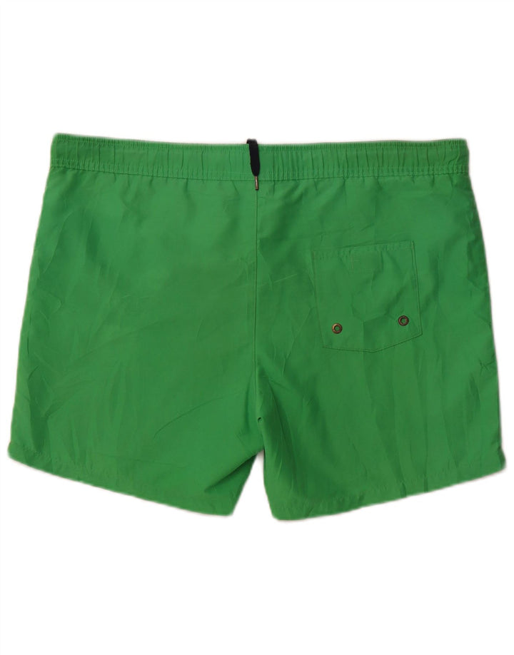 FILA Grafiske svømmeshorts til mænd mellemgrøn polyester