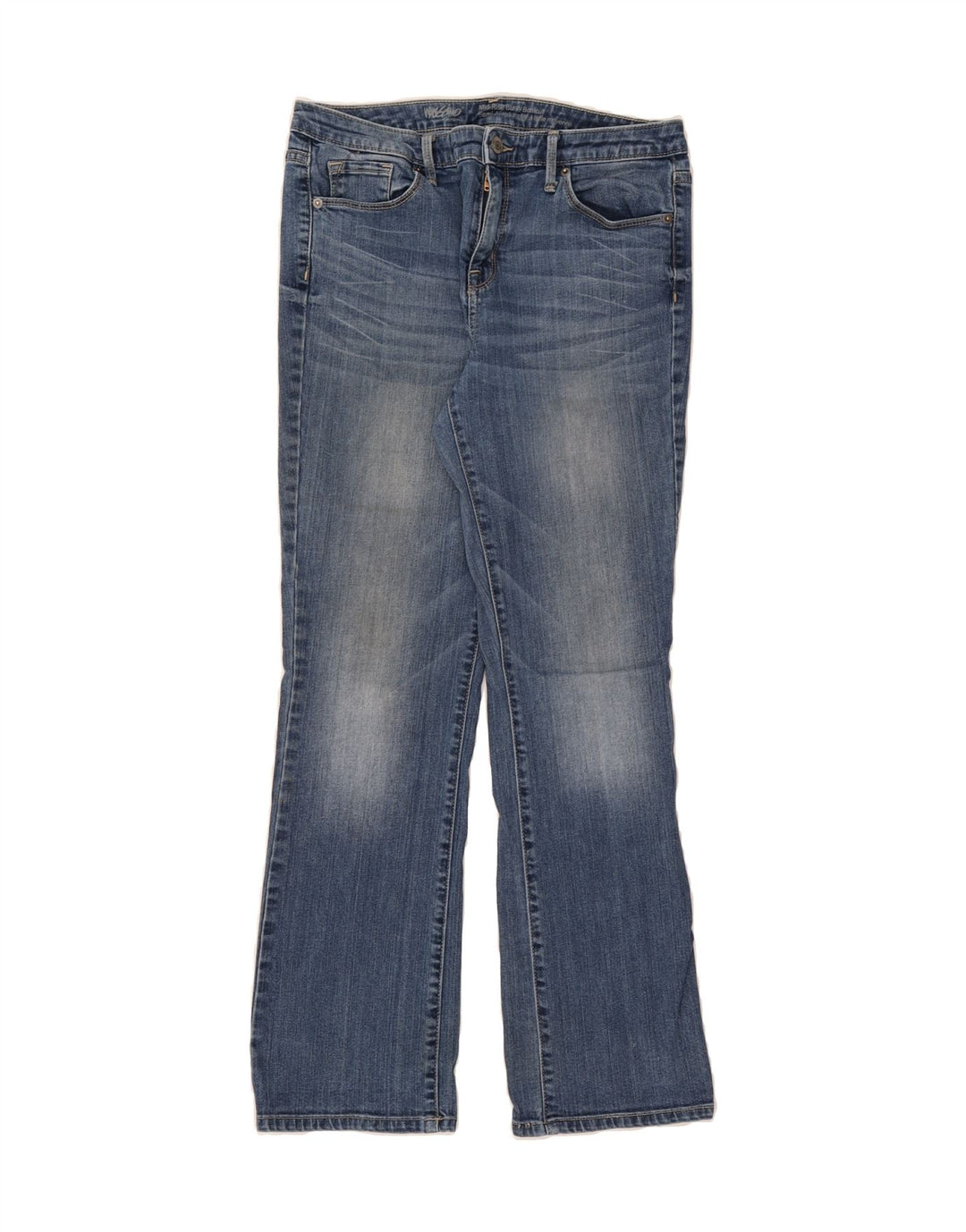 MOSSIMO Womens Mid Rise Curvy Bootcut Jeans US 8 Medium W32 L30 Blue Vintage Mossimo and Second-Hand Mossimo from Messina Hembry 