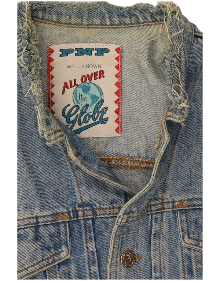 Vintage Mens Denim Jacket UK 36 Small Blue