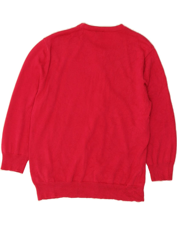OSH KOSH Girls Cardigan Sweater 15-16 Years XL Red Cotton