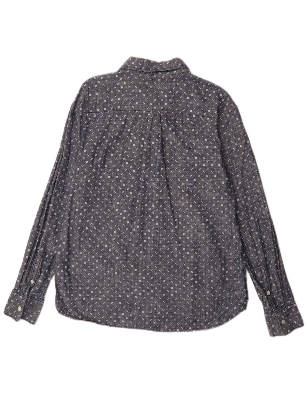 J. CREW Chemise pull pour femme US 6 Bleu moyen à pois