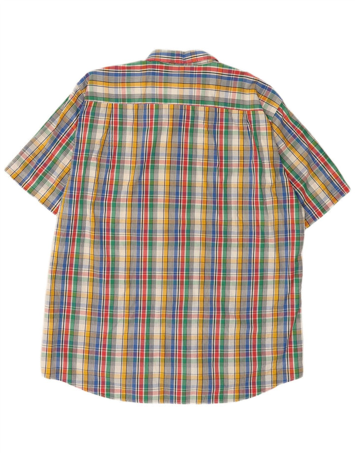 Levi's Mens Short Sleeve Shirt XL Multicoloured Check Cotton