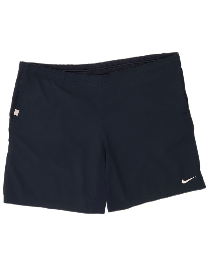 Nike Mens Dri Fit Sport Shorts XL  Navy Blue Polyester