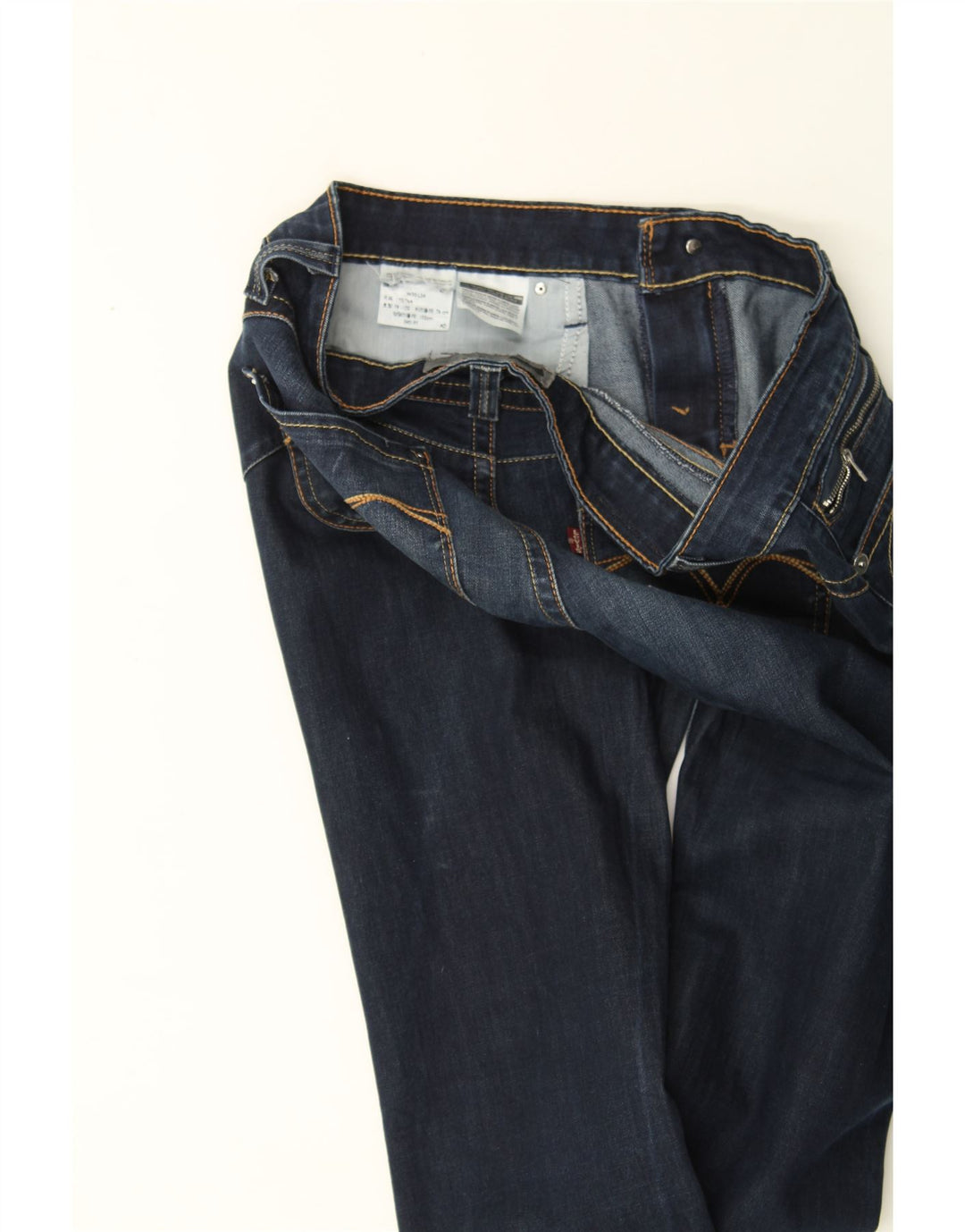 LEVI'S Womens Skinny Jeans W30 L34 Navy Blue Vintage Levi's and Second-Hand Levi's from Messina Hembry 
