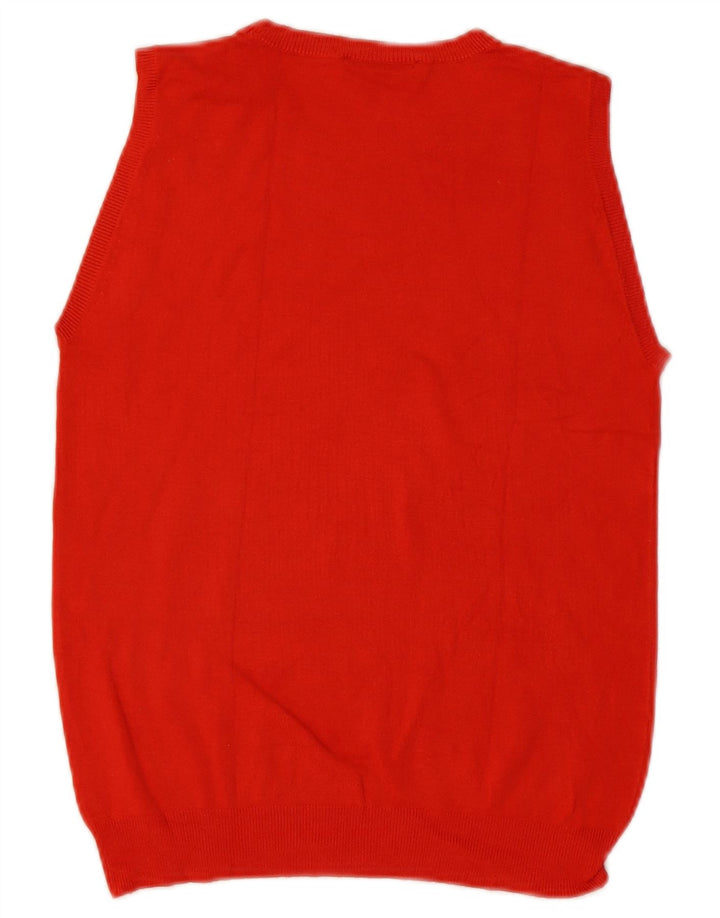 Zara Womens Vest Tank Top UK 14 Large Red