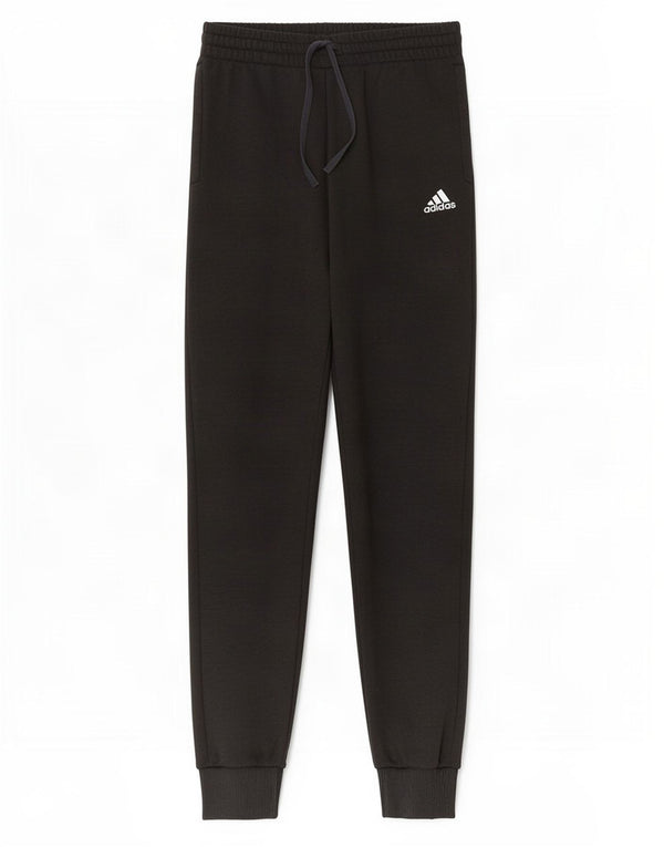 Pantaloni da tuta con grafica Adidas da donna Joggers UK 4/6 XS cotone nero