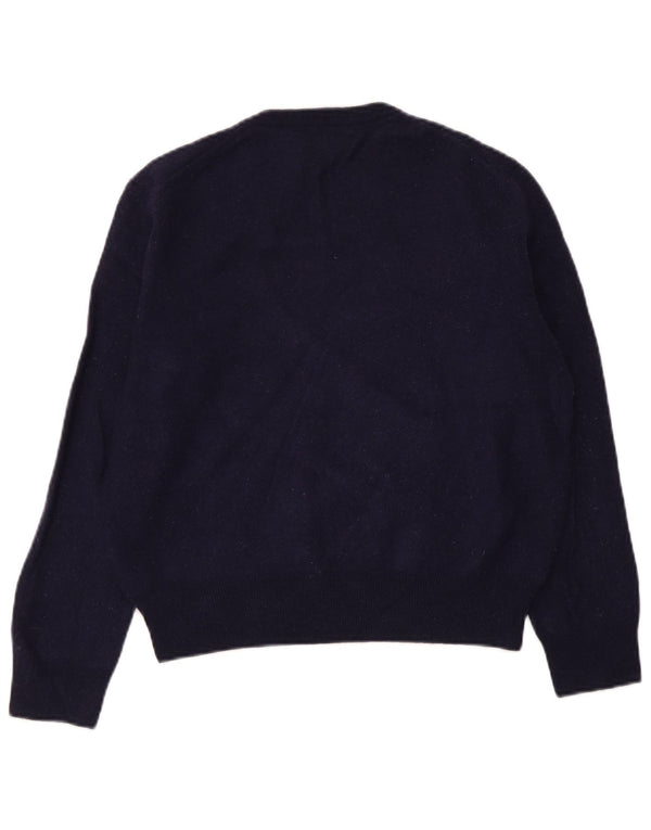 Polo Ralph Lauren Pull ras du cou pour femme UK 14 Large Bleu marine