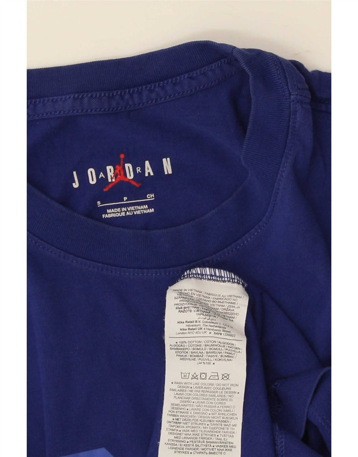Nike grafisk t-shirt top til mænd, lille blå bomuld