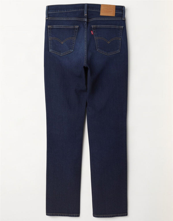 Jeans dritti a vita alta Levi's 724 da donna W28 L32 cotone blu navy