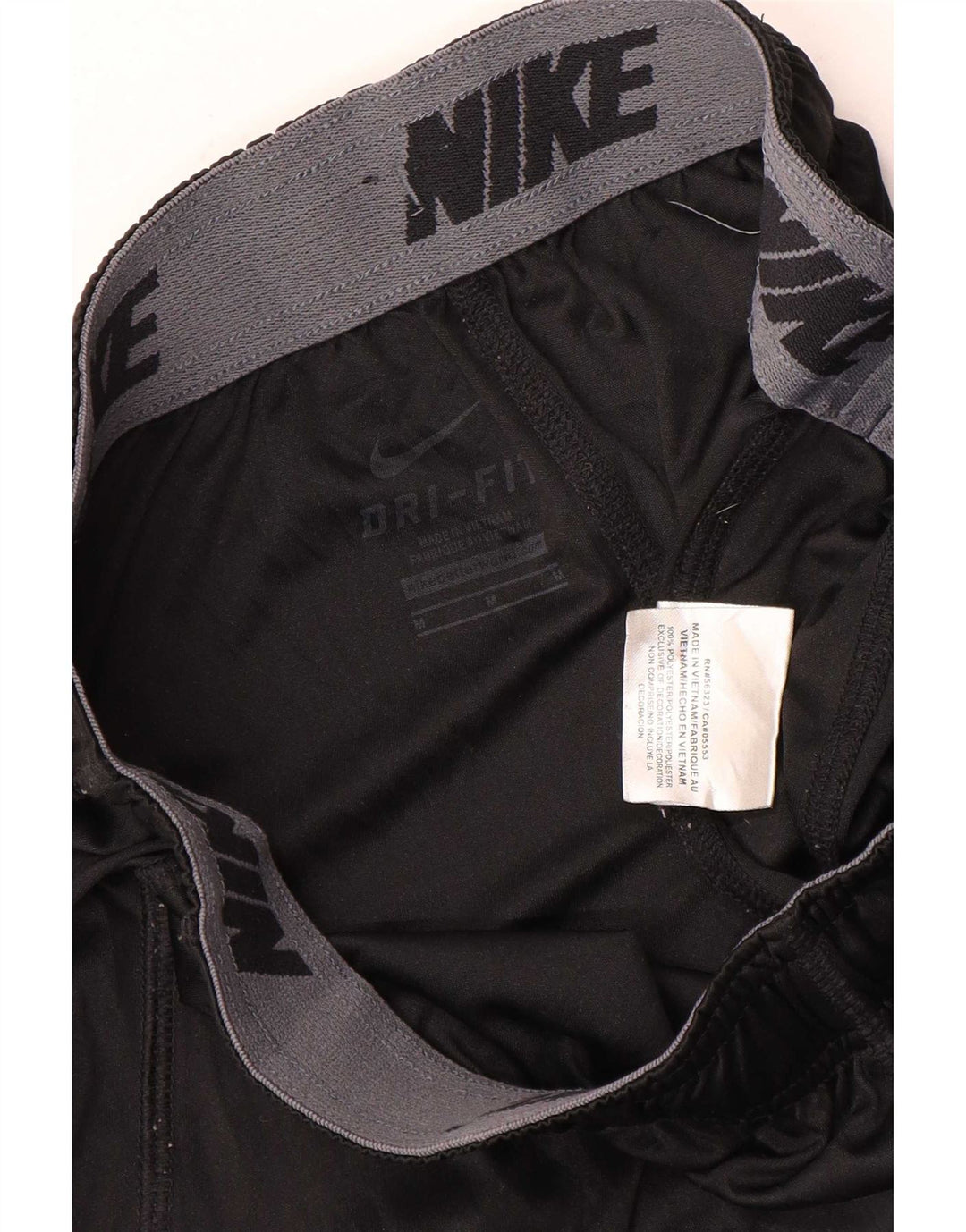 Nike Mens Dri Fit Graphic Sport Shorts Medium Black Polyester