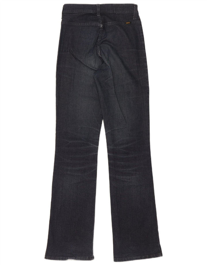 Lee Damen Schlagjeans W28 L33 Marineblaue Baumwolle