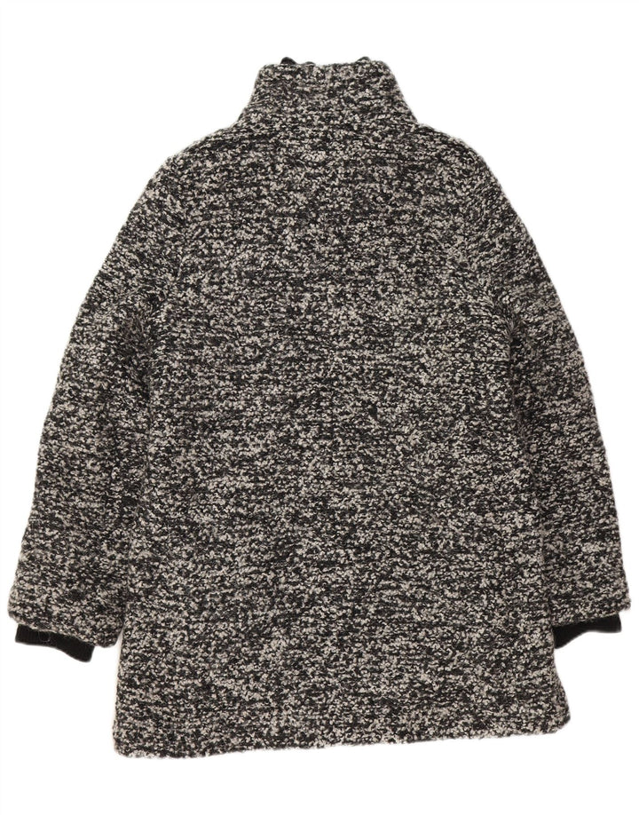 J. CREW Womens Overcoat US 12 Large Grey Wool