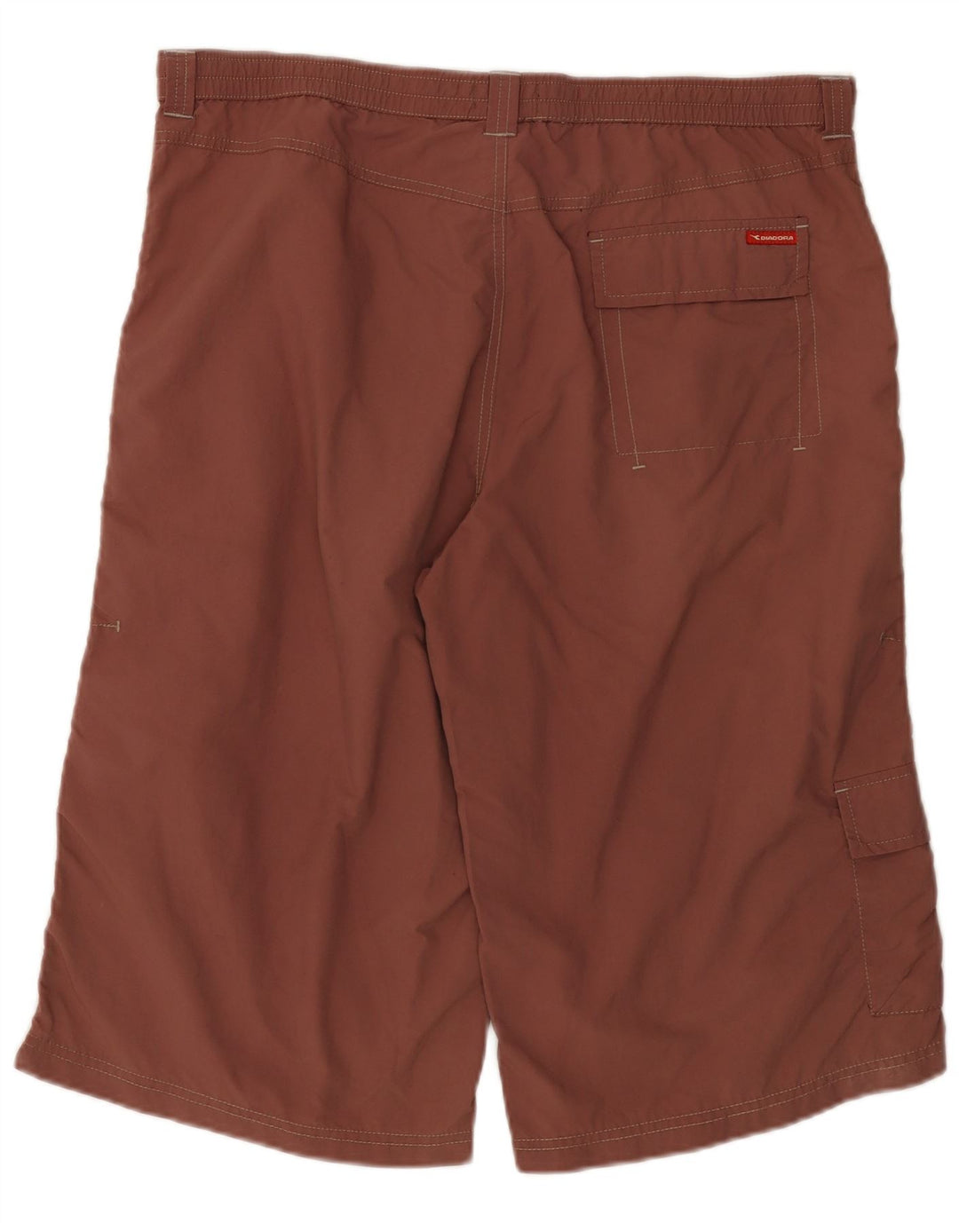 Diadora Short de Sport Large Marron Polyamide Homme