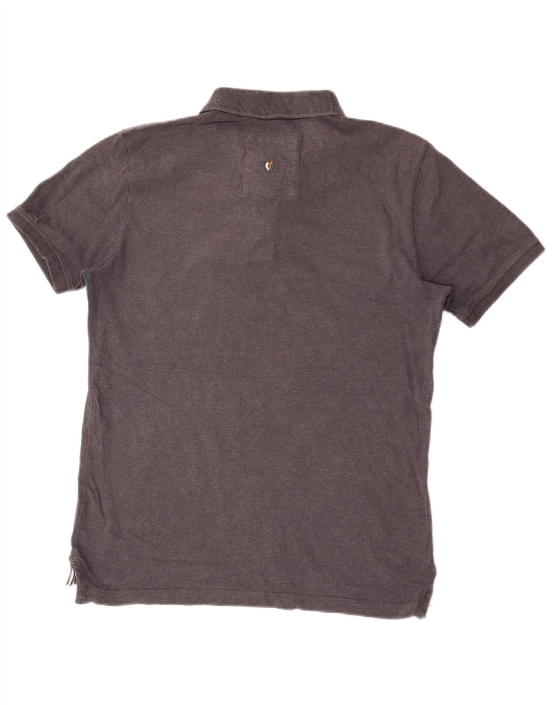 Fat Face Herre Polo Shirt Medium Grå Stribet Bomuld