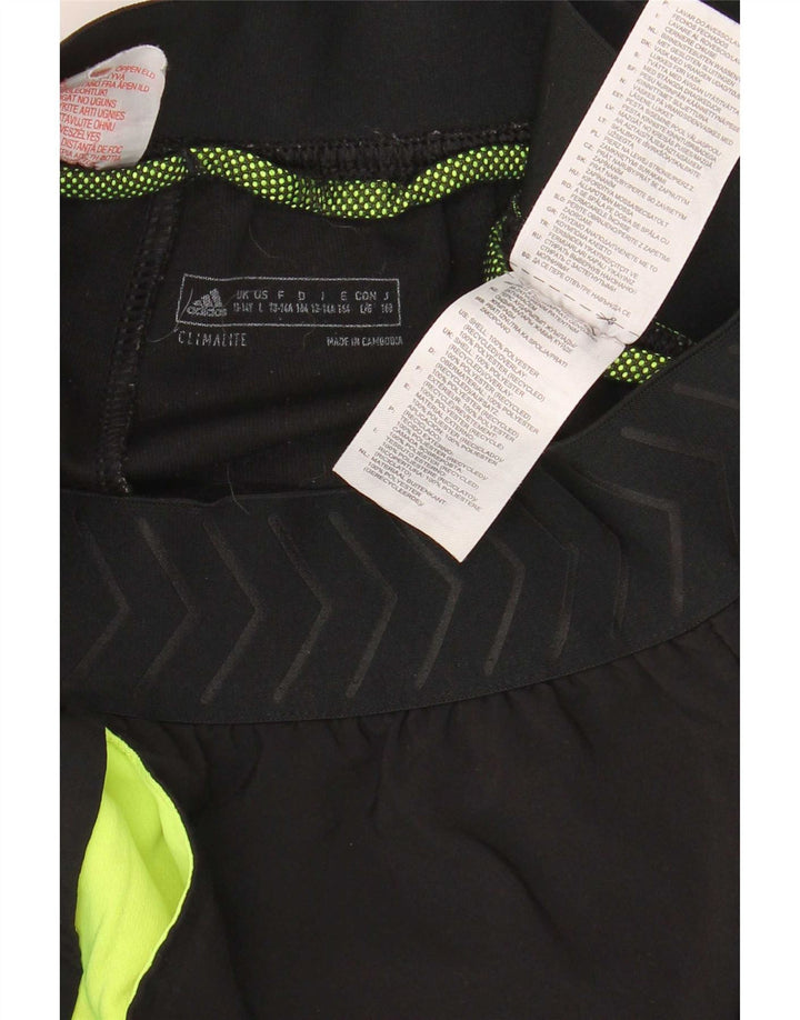 Adidas Boys Tracksuit Trousers 13-14 Years Black Polyester
