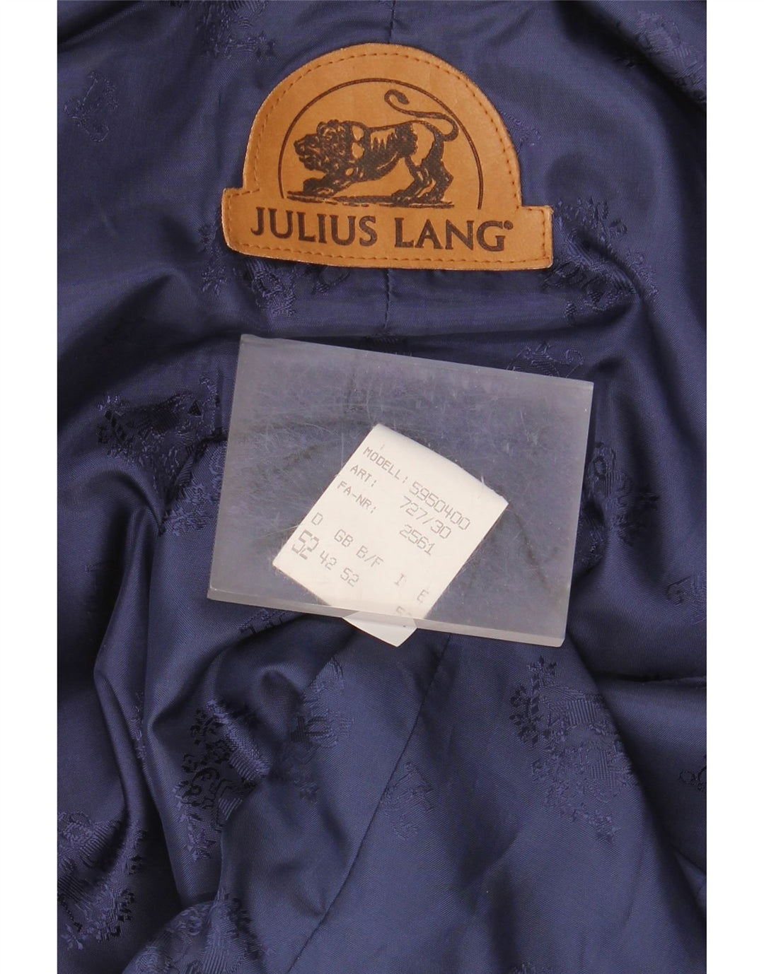 Julius Lang Mens Waistcoat IT 52 Large Multicoloured Patchwork Viscose