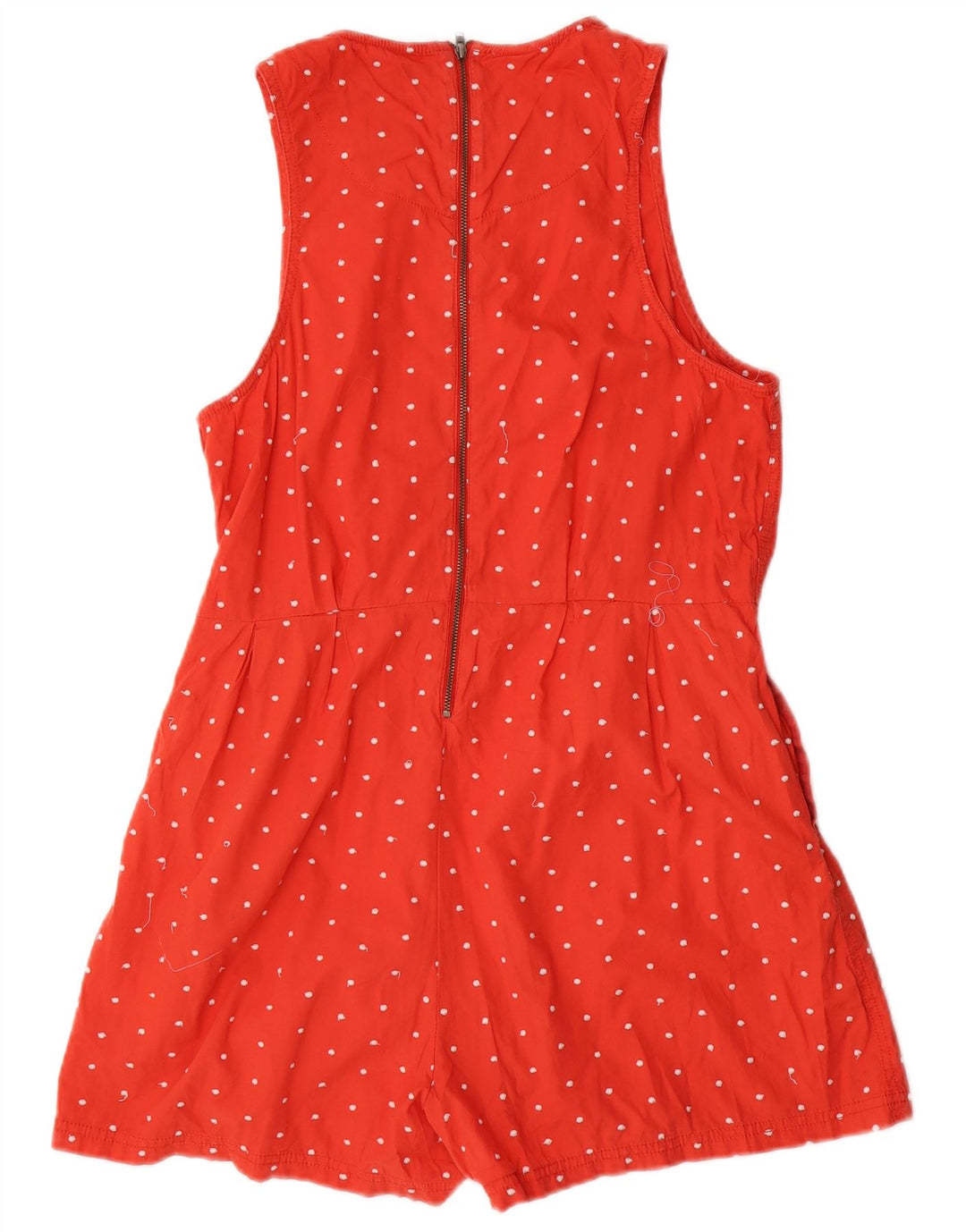 Mono corto sin mangas Superdry para mujer, talla 44, talla mediana, color rojo manchado