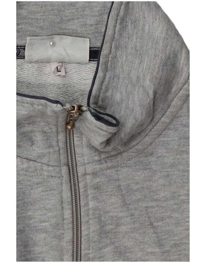 ASICS Mens Tracksuit Top Jacket Large Grey Flecked