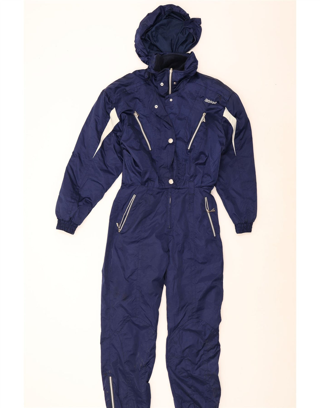 Aesse Survêtement complet pour femme EU 46 XL Bleu marine Colourblock