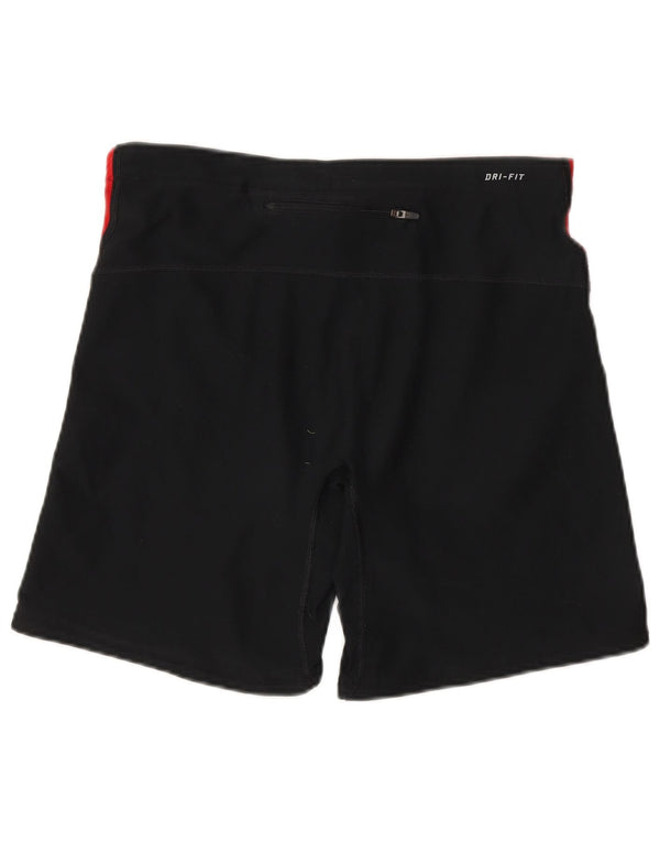 Nike Damen Dri Fit Sport Shorts UK 18 XL Schwarz Colourblock Polyester