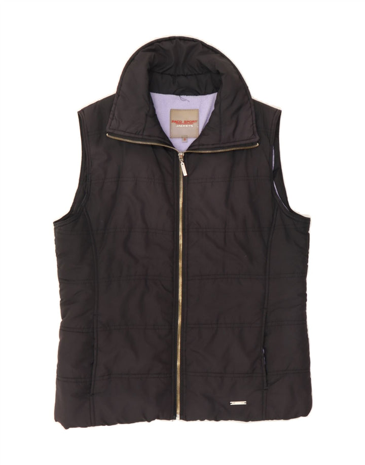 PACO Womens Padded Gilet UK 10 Small Black Polyester Vintage Paco and Second-Hand Paco from Messina Hembry 