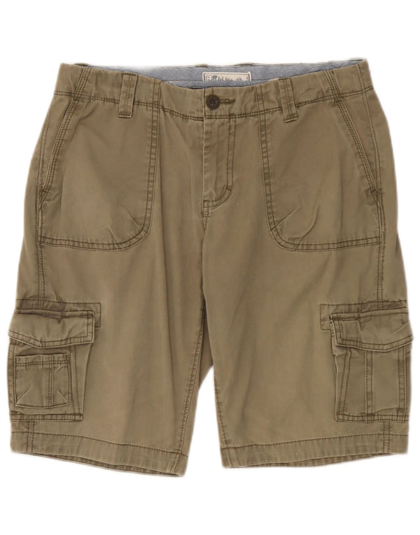 Pantaloncini cargo da donna Fat Face UK 12 Medium W32 Cotone kaki