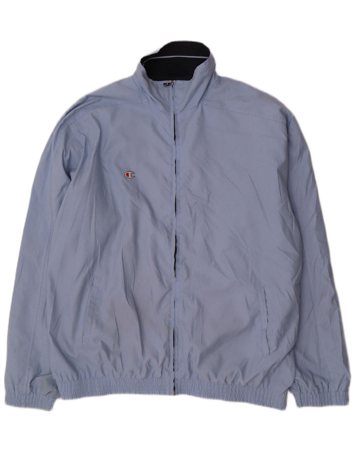 CHAMPION Mens Tracksuit Top Jacket XL Blue Polyester