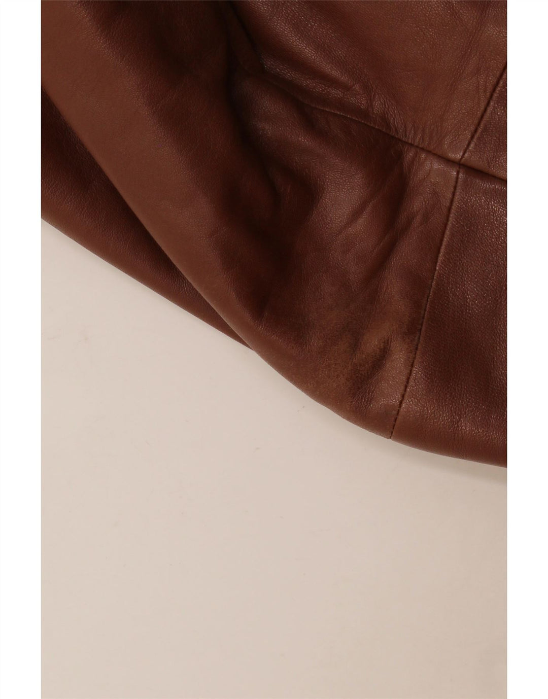 Scout Mens Leather Jacket UK 40 Large Brown